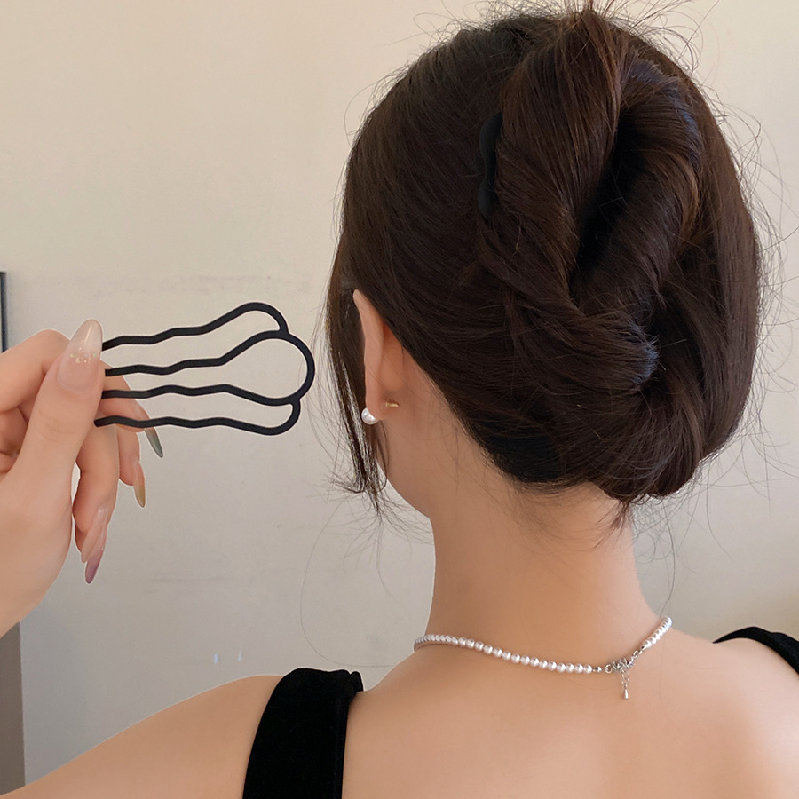 Hair Bundles - Metal U-Shaped Hair Fork Combs Simple