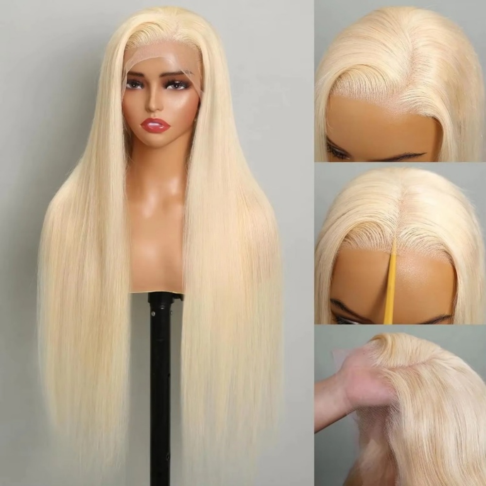 Lace Front Wigs - 613 Blonde Human Hair Wig HD