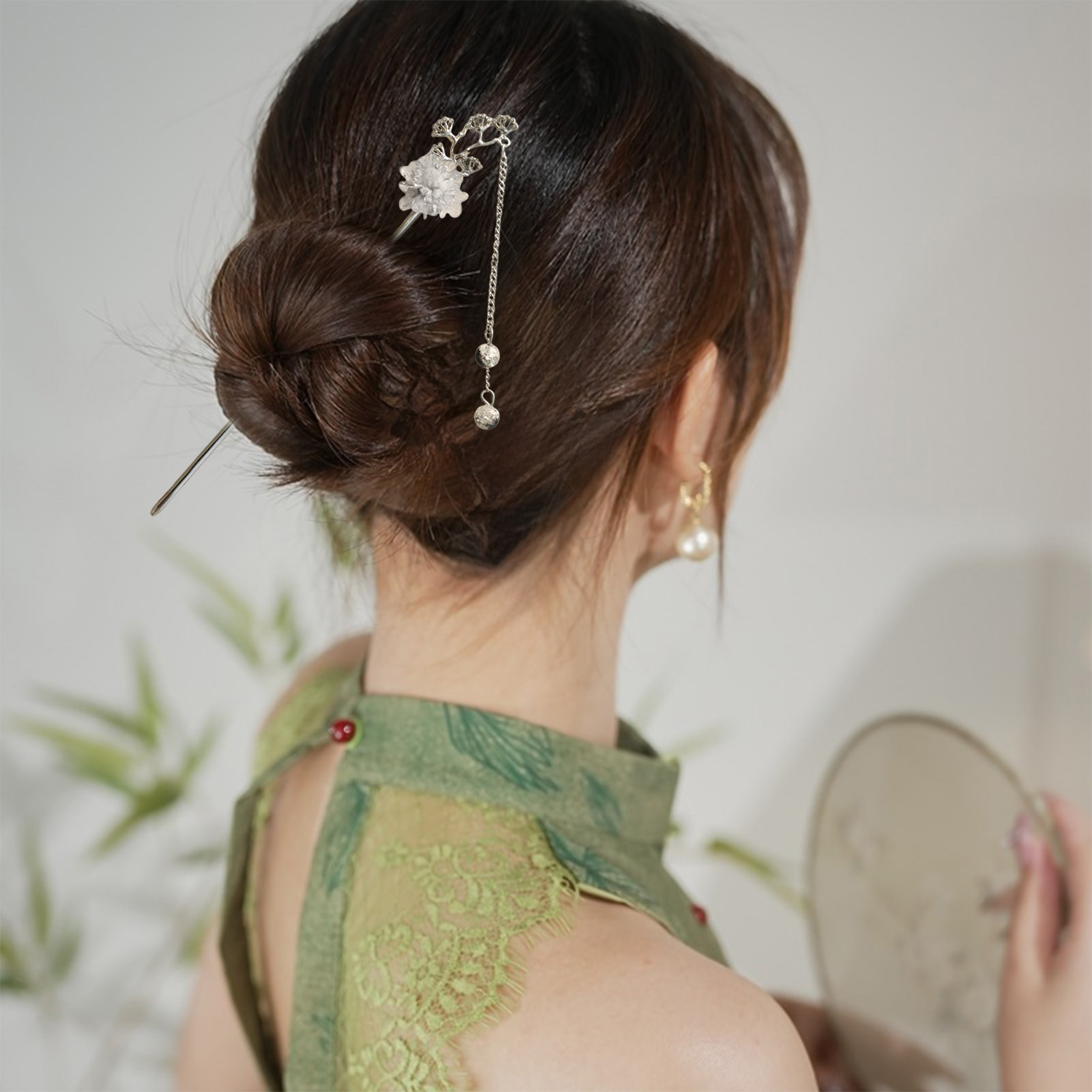 Hair Bundles - Elegant Flower Hair Sticks Forks Alloy