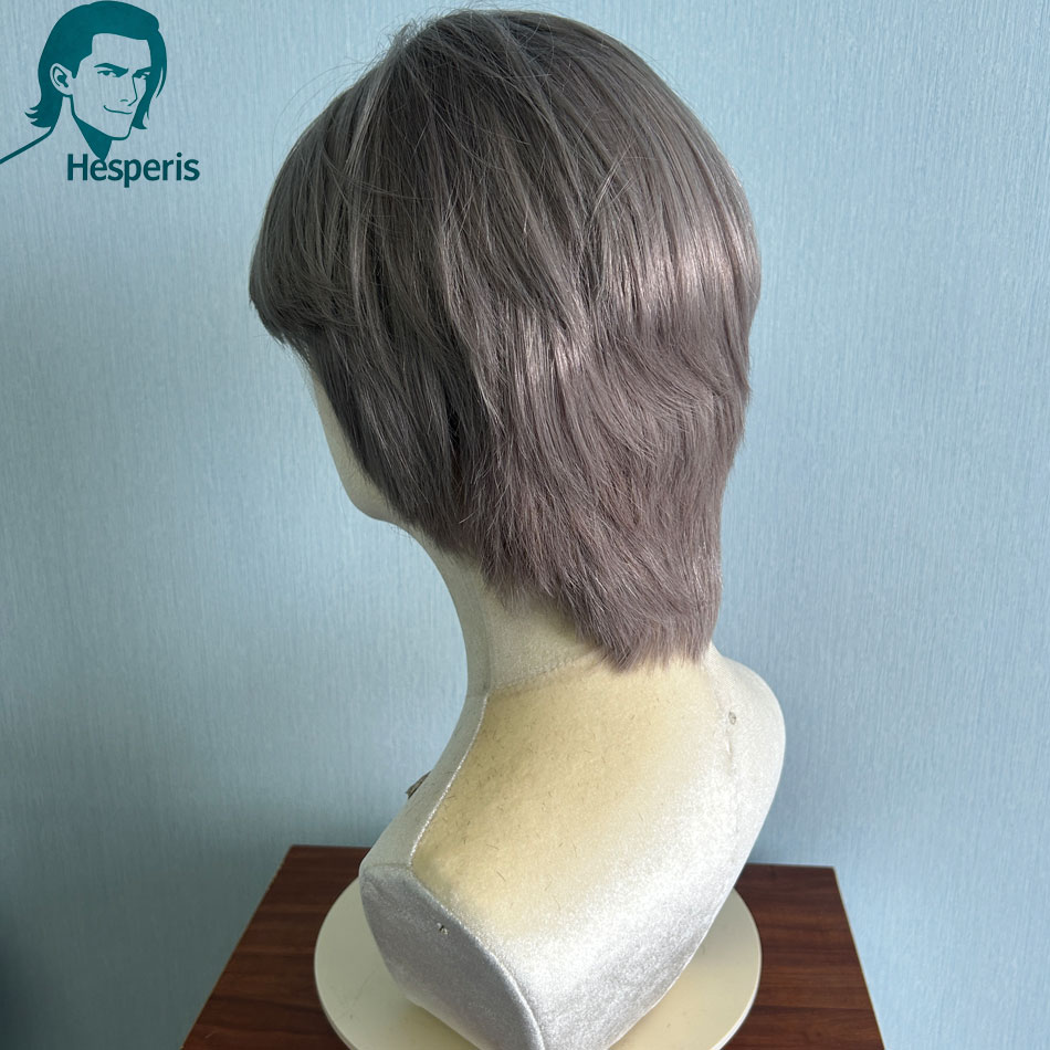 Hesperis Brazilian Remy Grey C - Pre Parted 13X4 Lace Front Bob Wig review and price