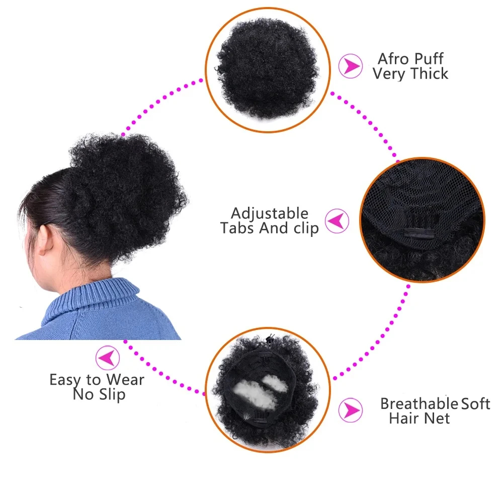 Afro Puff Drawstring Ponytail  - Drawstring Afro Curly Puff Ponytail review and price