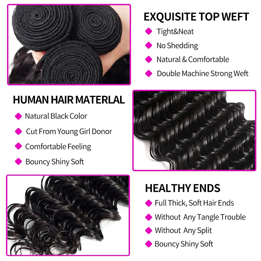 Deep Wave Bundles with Closure - Deep Wave 3 Bundles With Closure review and price
