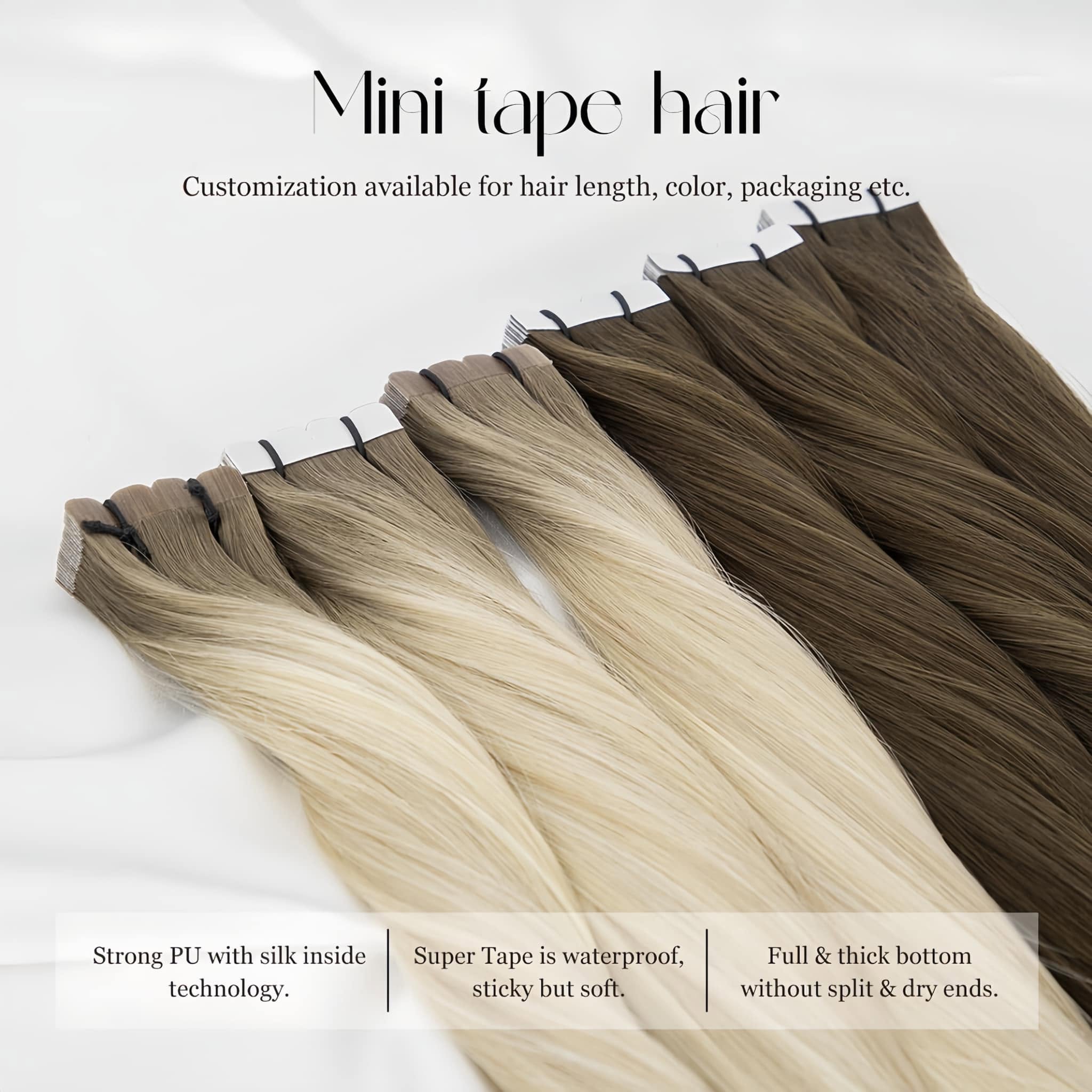 Mini Tape In Human Hair Extens - Invisible Tape In Extensions Real Hair review and price
