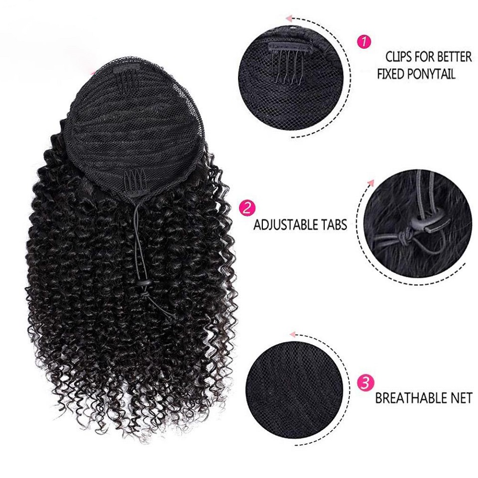 24 26 Inches Long Afro Kinky C - Seamless Clip In Hair Extensions Human Hair review and price