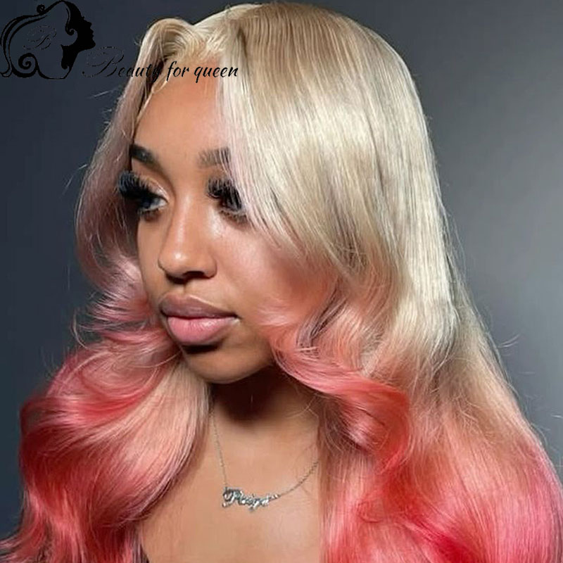 Lace Front Long Straight Human - 613 Blonde Body Wave Lace Front Wig review and price