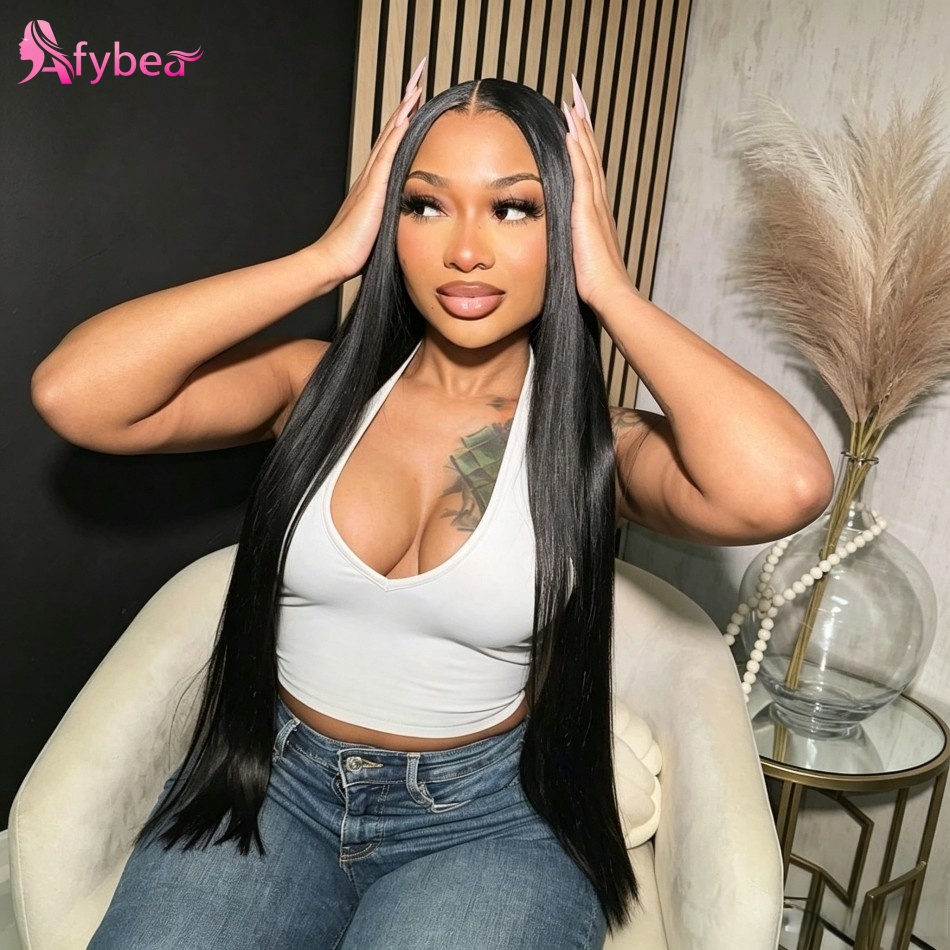 Straight Human Hair Wigs Gluel - Hd Lace Frontal Wig Human Hair Pre Plucked review and price