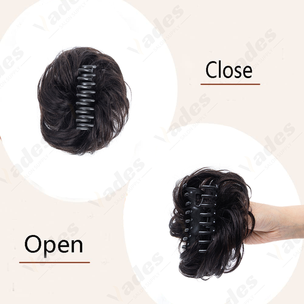 Messy Bun Hair Wavy Claw Clip  - Claw Clip Messy Bun Hair Piece review and price