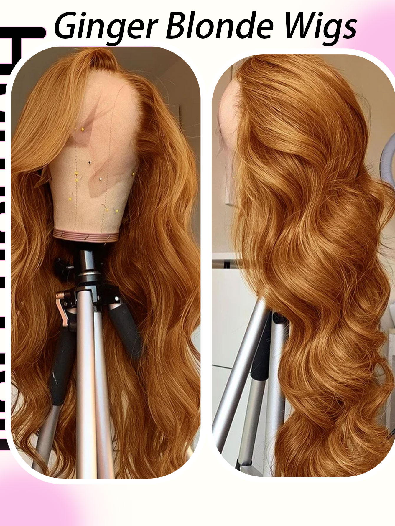 Ginger Blonde 13X6 Lace Front  - 613 Blonde Body Wave Lace Front Wig review and price