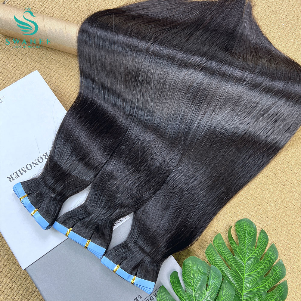 Straight Mini Tape In Human Ha - Invisible Tape In Extensions Real Hair review and price