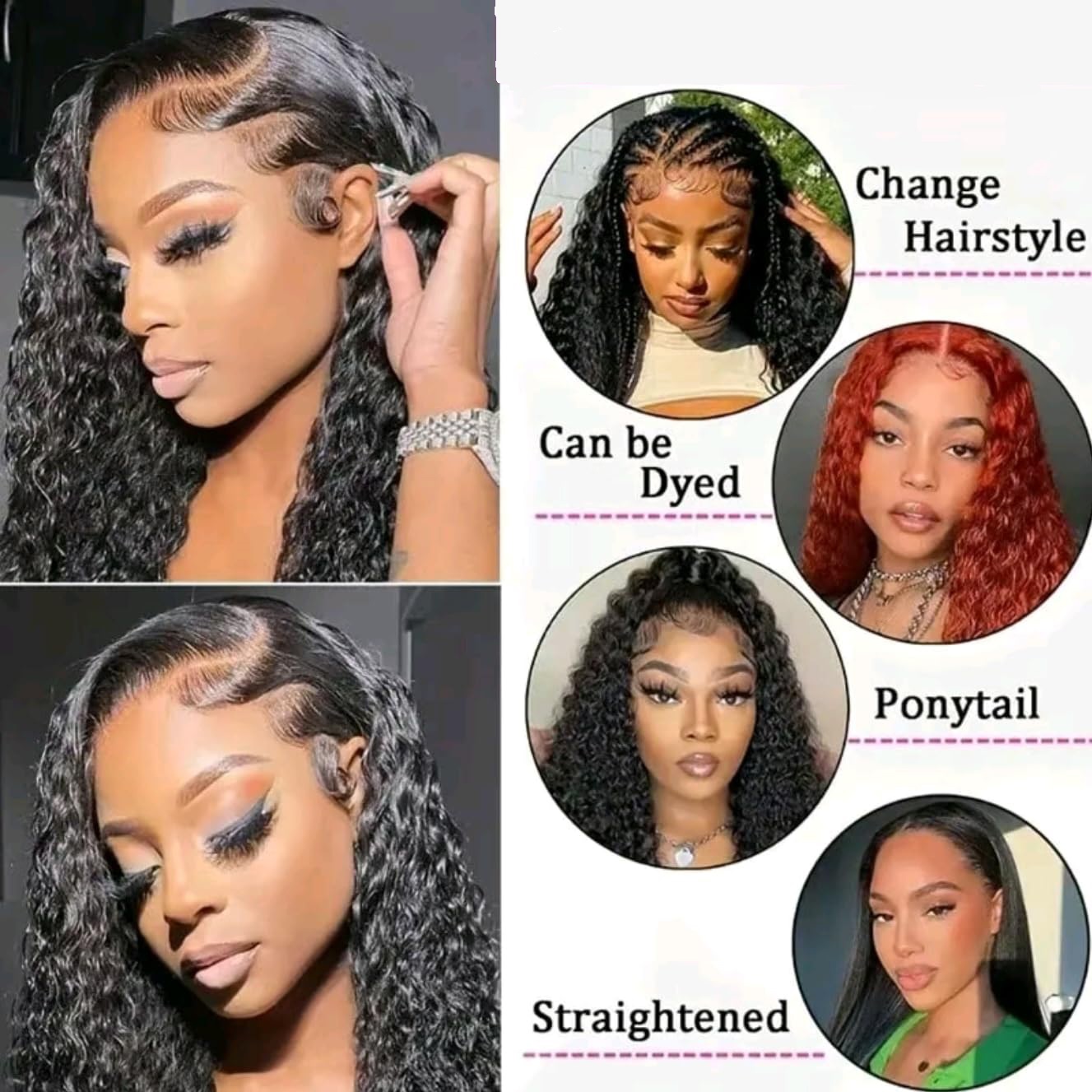200 Density 13x4 13x6 HD Trans - Human Hair Wigs review and price
