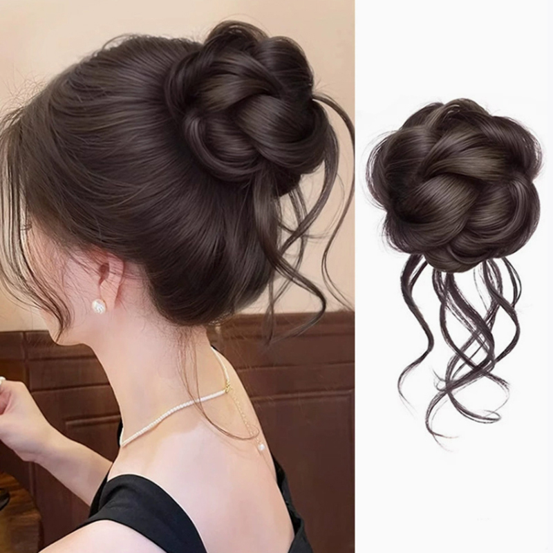 NEW New Synthetic Hair Bun Chi - Claw Clip Messy Bun Hair Piece review and price