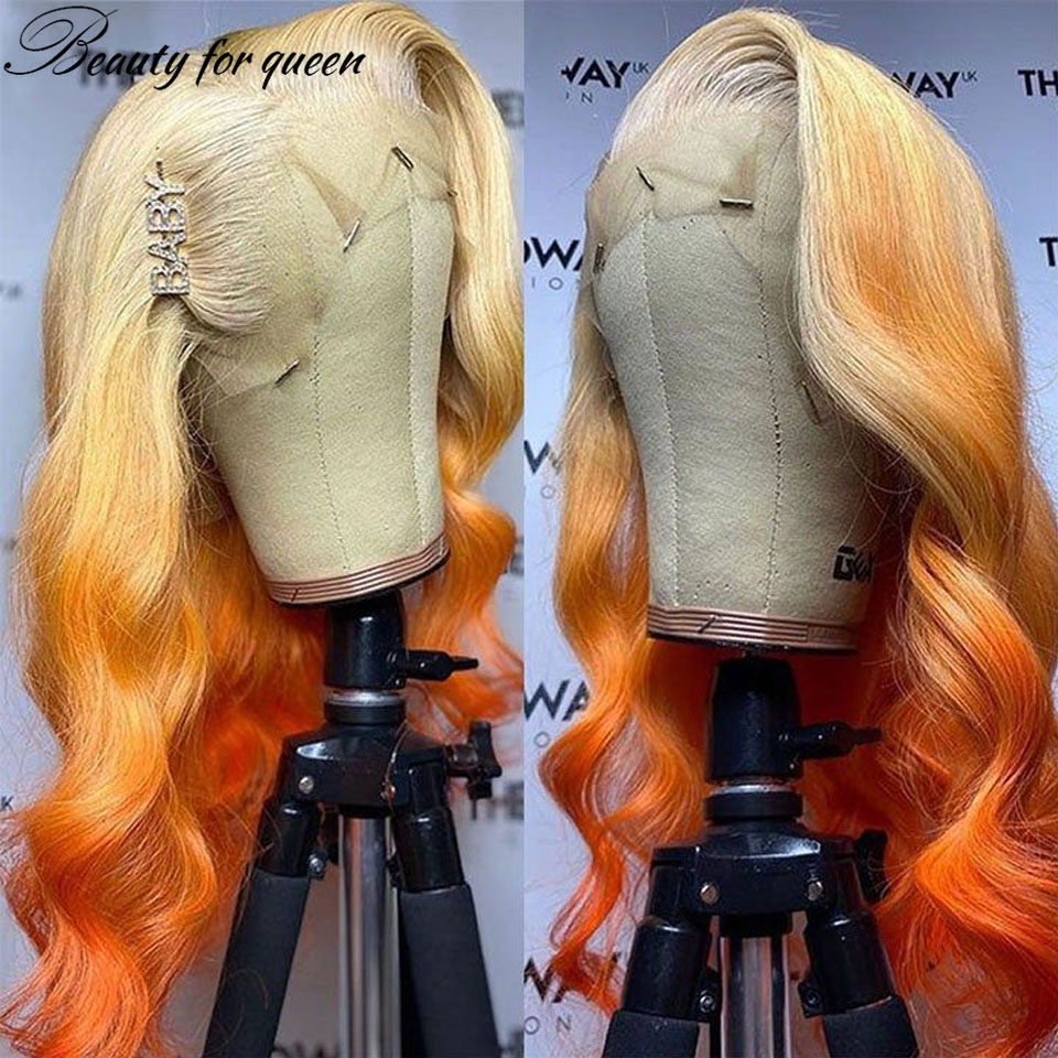 Ginger 613 Orange Body Wave Tr - 613 Blonde Body Wave Lace Front Wig review and price