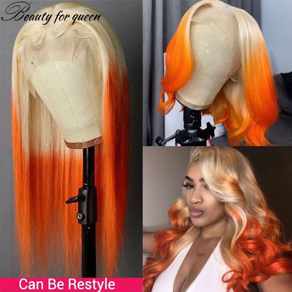 Ginger 613 Orange Body Wave Tr - 613 Blonde Body Wave Lace Front Wig review and price