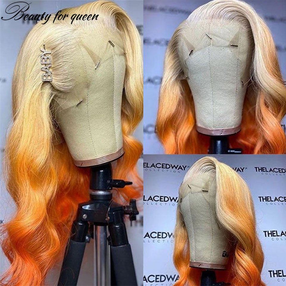 Ginger 613 Orange Body Wave Tr - 613 Blonde Body Wave Lace Front Wig review and price