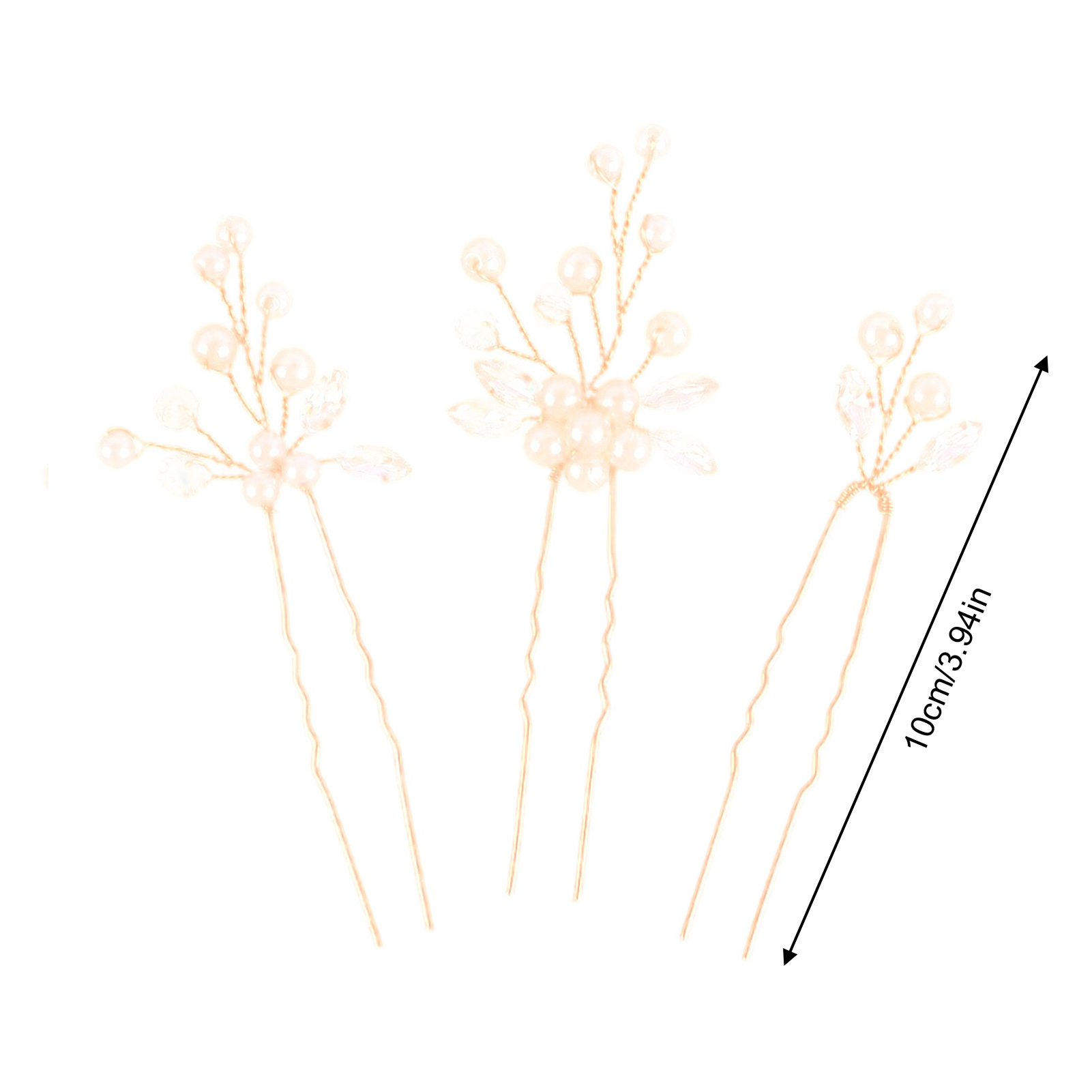 3pcs Bride Hairpin Trendy Hair - Hair Bundles review and price