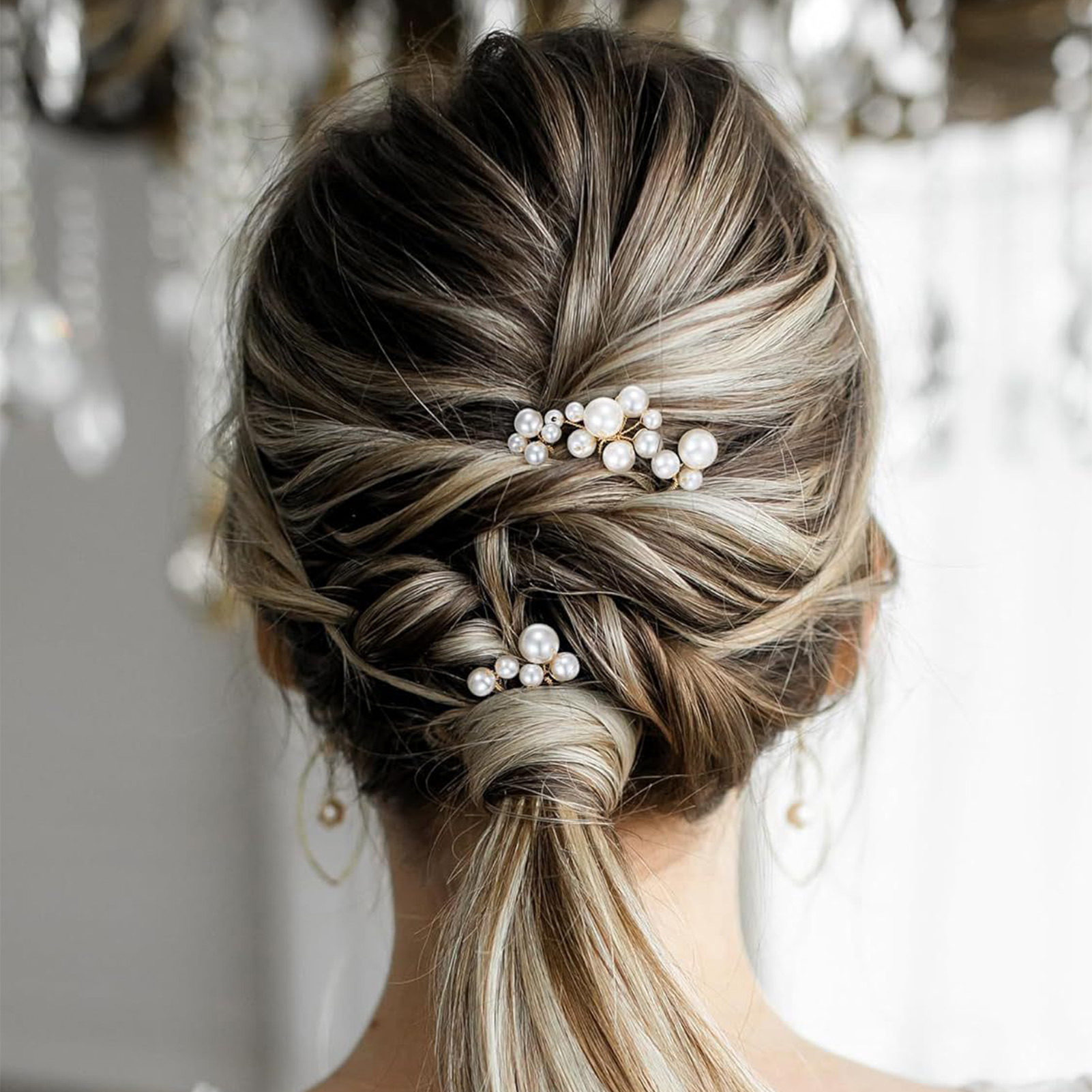 3pcs Bride Hairpin Trendy Hair - Hair Bundles review and price