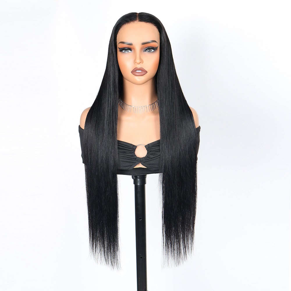 7x5 Straight Lace Wigs 32 inch - Glueless Wear And Go Human Hair Wig review and price