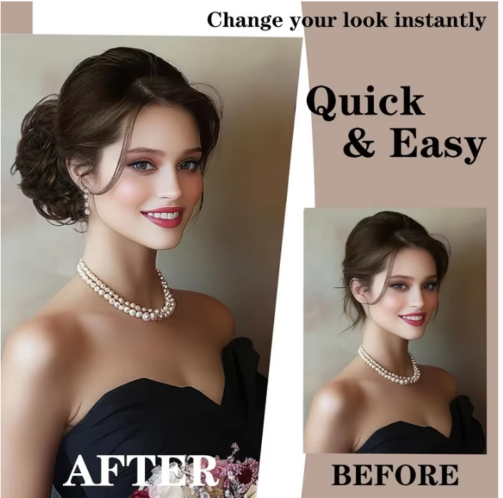 Claw Clip Curly Hair Bun Exten - Claw Clip Messy Bun Hair Piece review and price