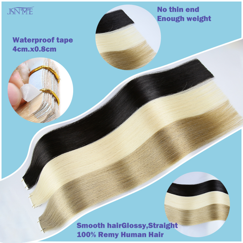 JSNME Tape In Hair Extension 1 - Invisible Tape In Extensions Real Hair review and price