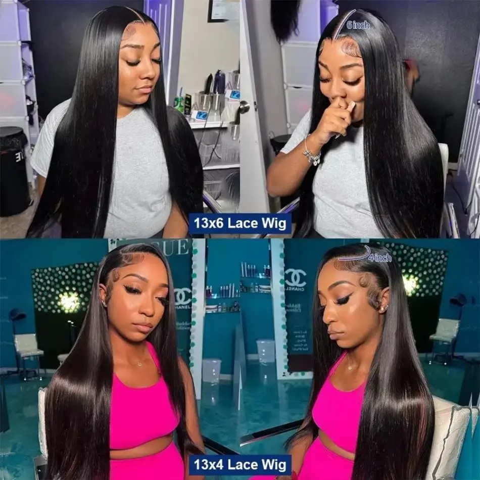 40 Inch Straight Human Hair Wi - Hd Lace Frontal Wig Human Hair Pre Plucked review and price