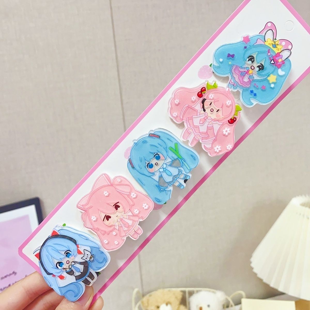 Hatsune Miku cartoon hair clip - Hair Bundles review and price