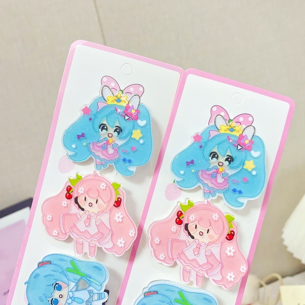 Hatsune Miku cartoon hair clip - Hair Bundles review and price