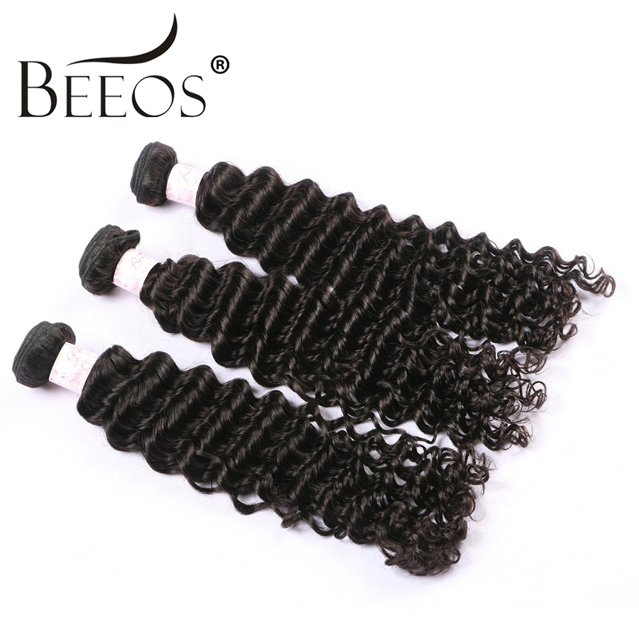 BEEOS Natural Deep Wave Bundle - Deep Wave 3 Bundles With Closure review and price