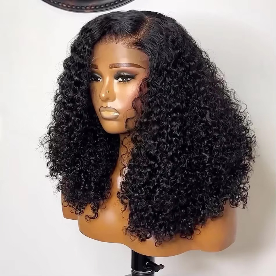 230% Short Curly Bob 13x4 Lace - Glueless Wear And Go Human Hair Wig review and price