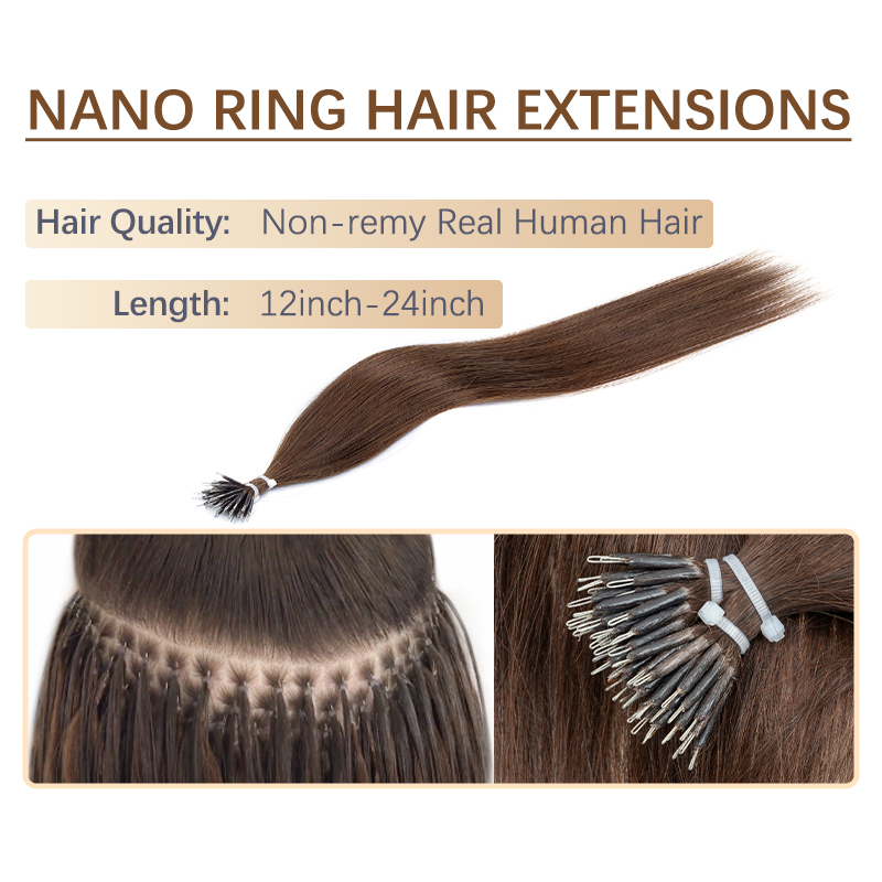 BOYMIA Nano Hair Extensions Hu - Invisible Tape In Extensions Real Hair review and price