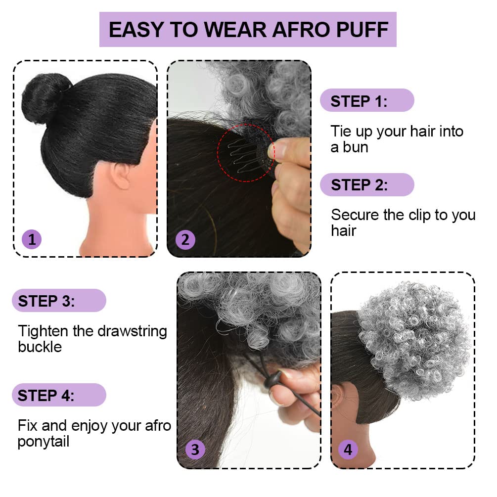 Afro Puff Drawstring Ponytail, - Drawstring Afro Curly Puff Ponytail review and price