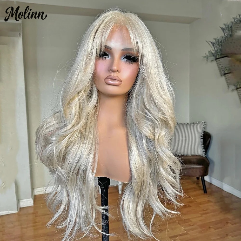 Bangs 613 Blonde Body Wave Lac - 613 Blonde Body Wave Lace Front Wig review and price