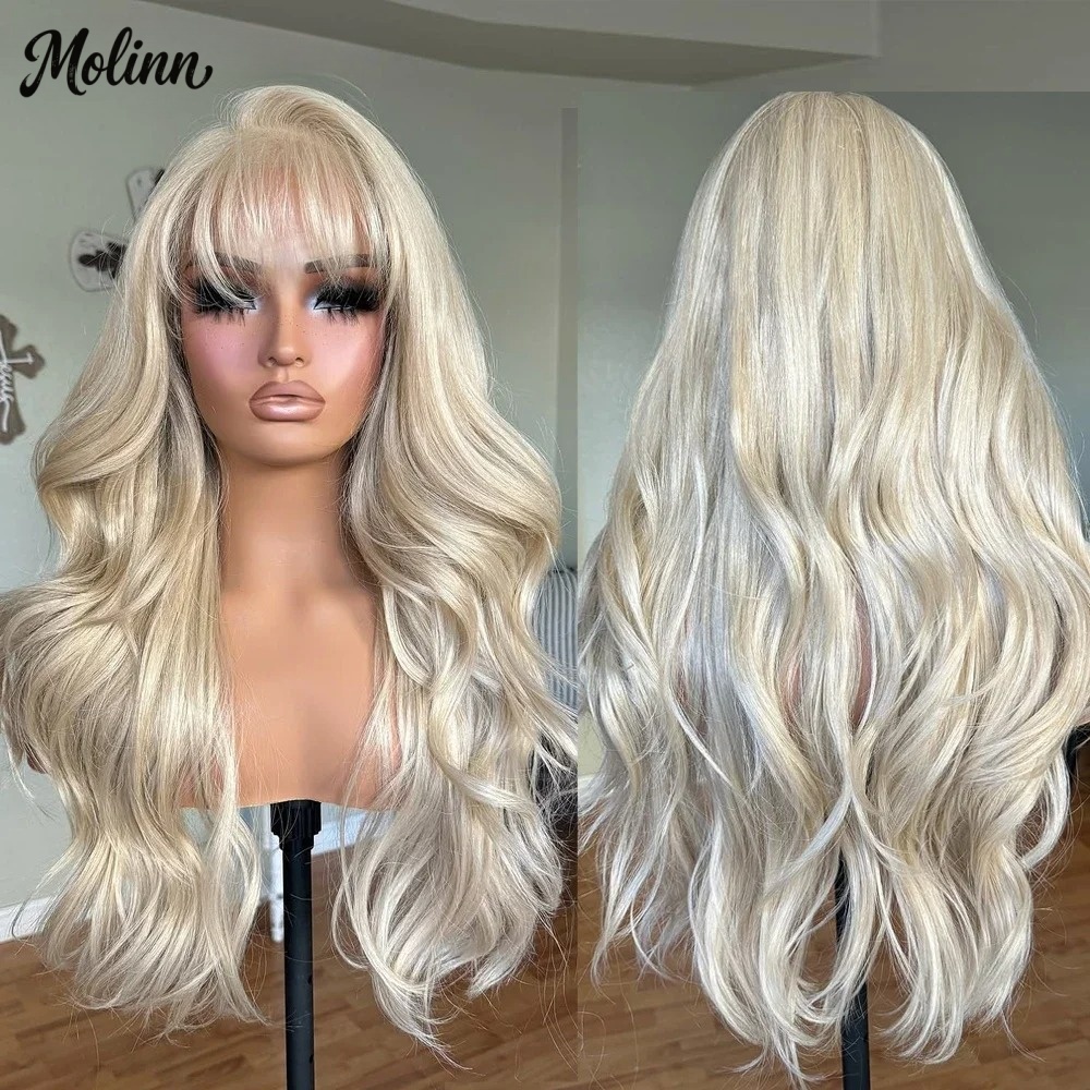 Bangs 613 Blonde Body Wave Lac - 613 Blonde Body Wave Lace Front Wig review and price