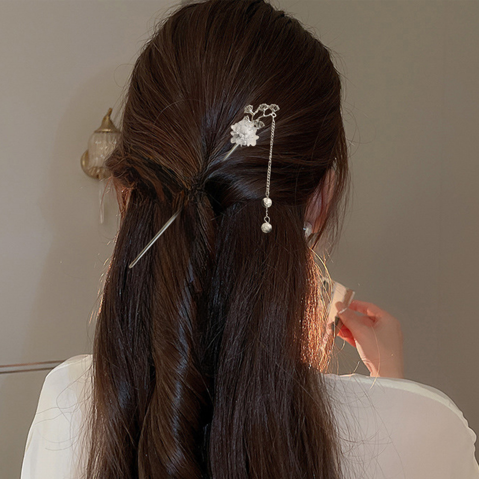 Elegant Flower Hair Sticks For - Hair Bundles review and price