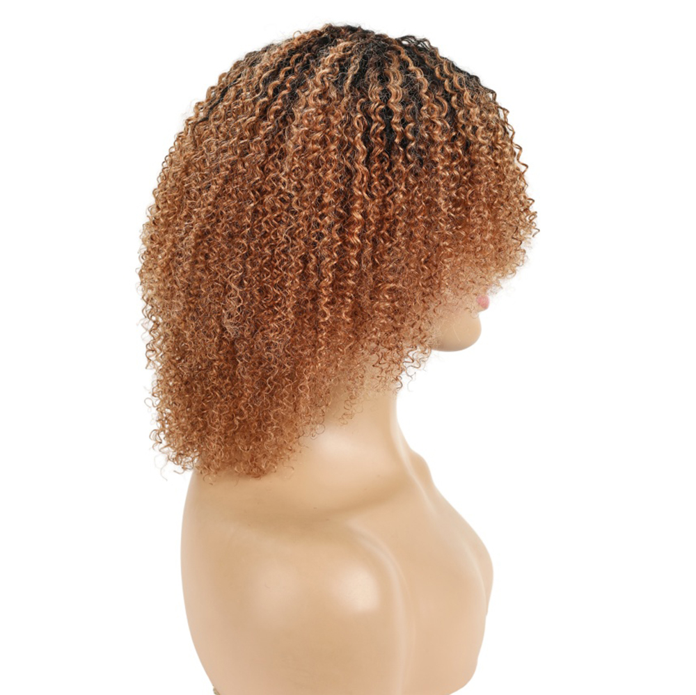Peruvian Hair Afro Kinky Curly - Short Pixie Cut Wig Human Hair Cheap review and price