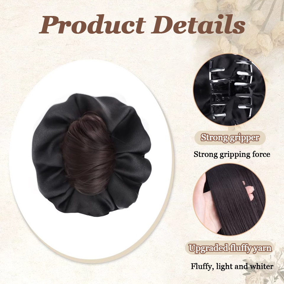 AOSI Synthetic Chignon Messy B - Claw Clip Messy Bun Hair Piece review and price
