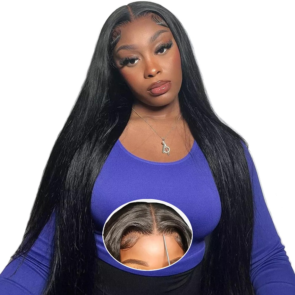 7x6 HD Glueless Straight Closu - Human Hair Wigs review and price