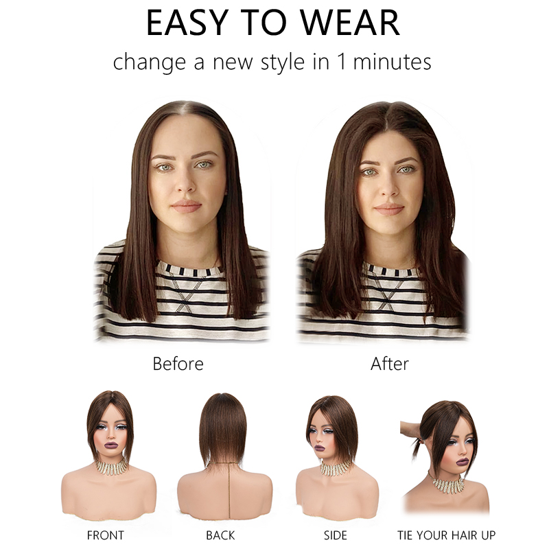 10 Inch 100% Human Hair 13X12c - Seamless Clip In Hair Extensions Human Hair review and price